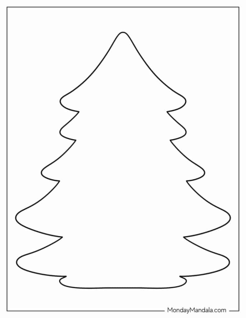 60 christmas tree templates (free pdf printables)